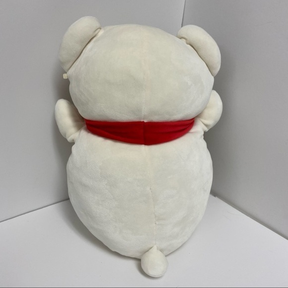 Squishmallows Hug Mees Mags The Bear 14" w/ Red Scarf Rare HTF Kellytoy plush - Picture 3 of 8
